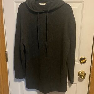 Cozy Everlane hooded tunic sweater